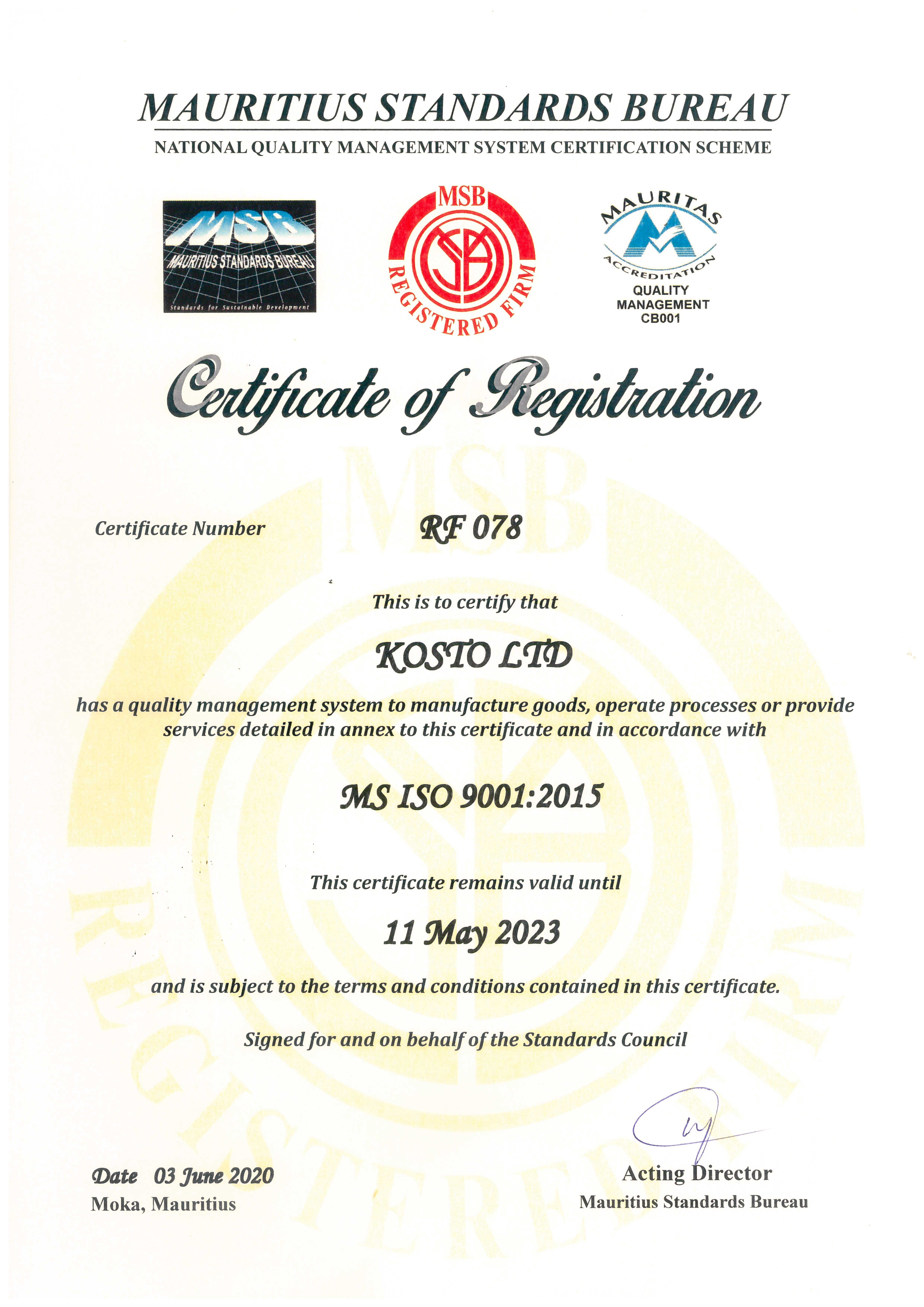iso9001 Home